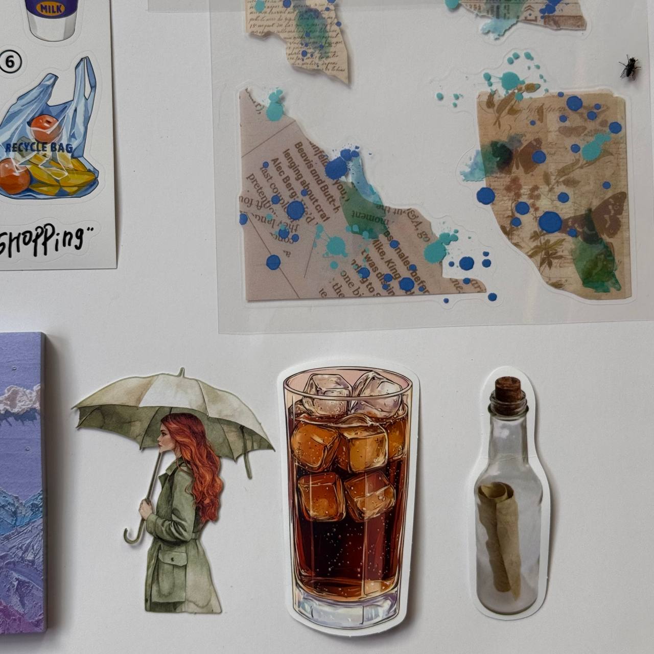 🩵 Blue Floral Bundle – A6 Notebook Set