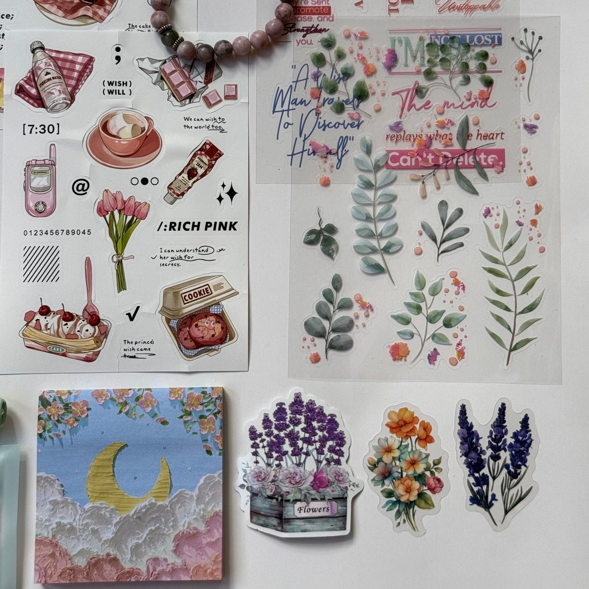 🌷 Pink Floral Bundle — A5 Notebook Set
