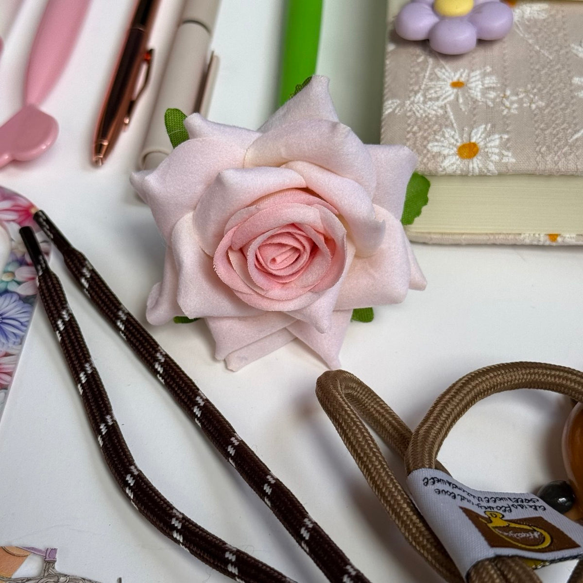 🌸 Pink Floral Bundle | A6 Notebook Stationery Set 🎀