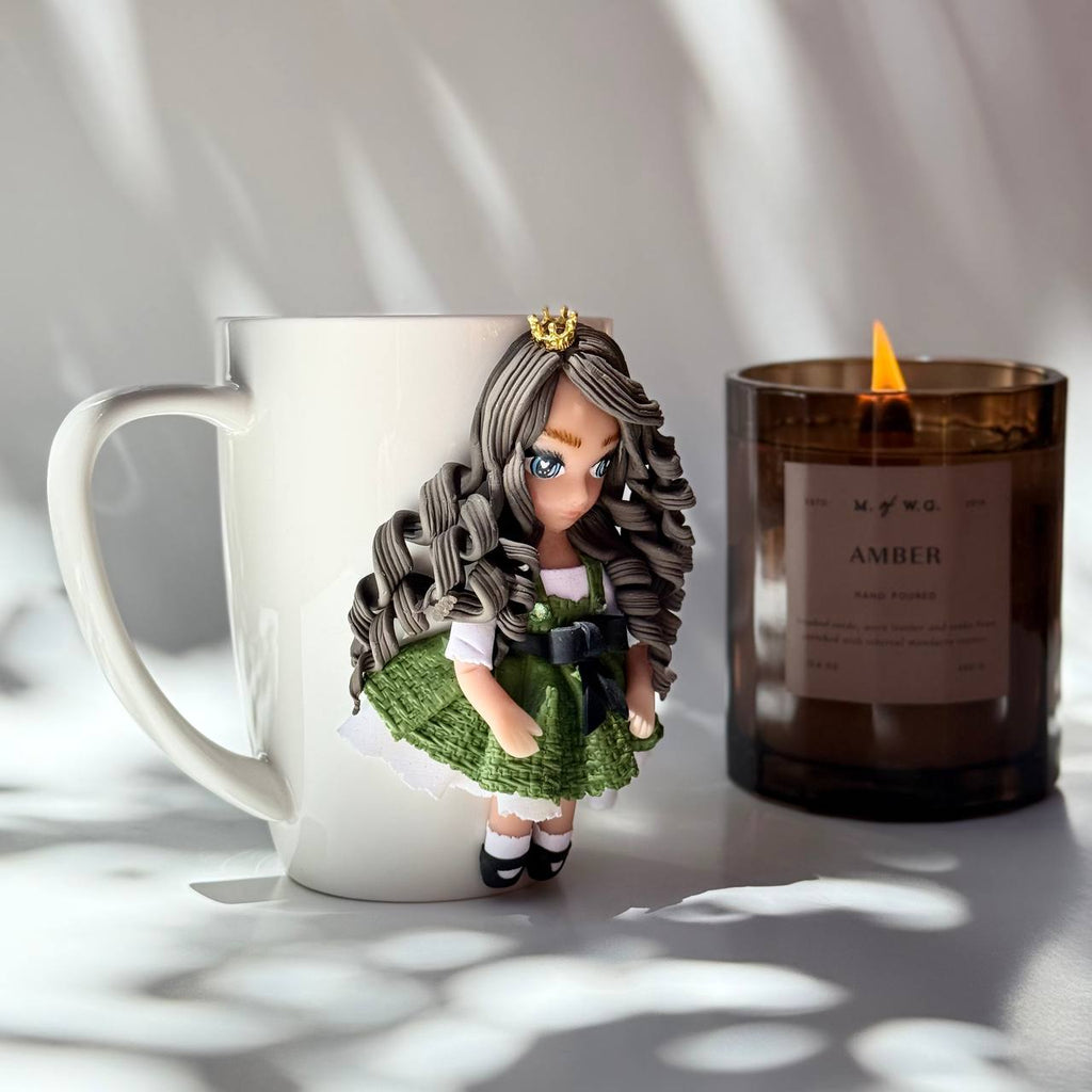 Detailed Face Doll Mug