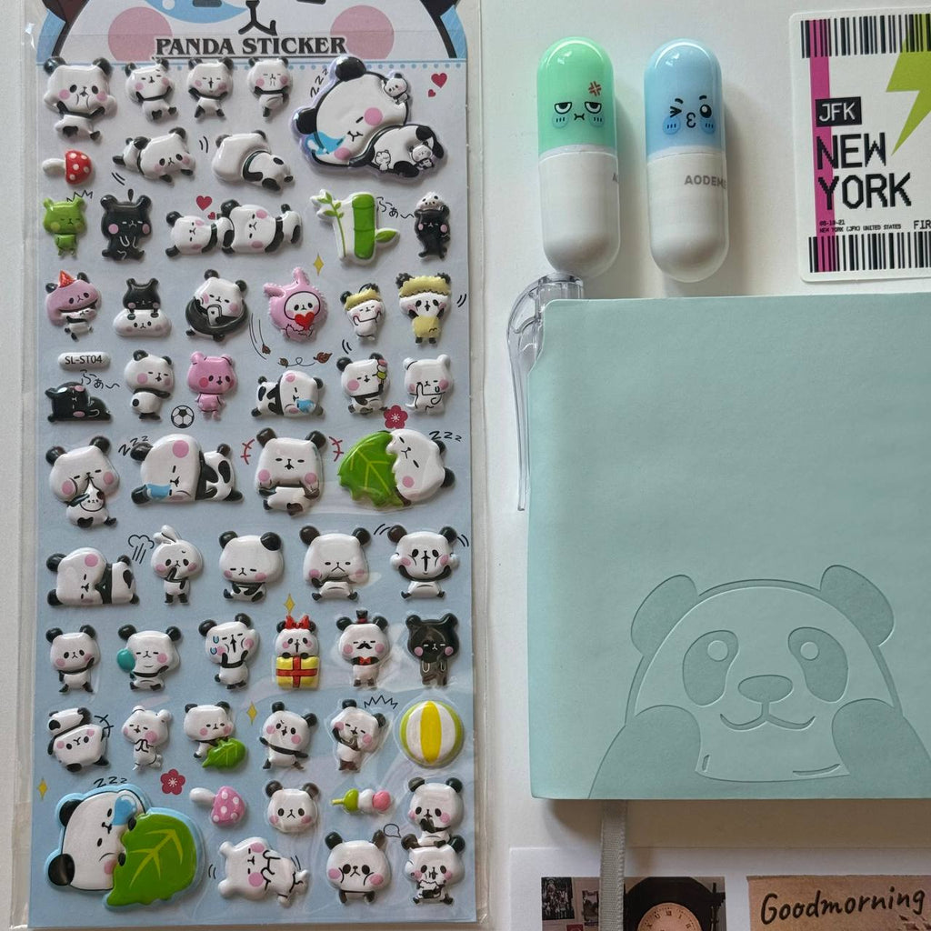 Cozy Blue Panda Box 🐼 🎋