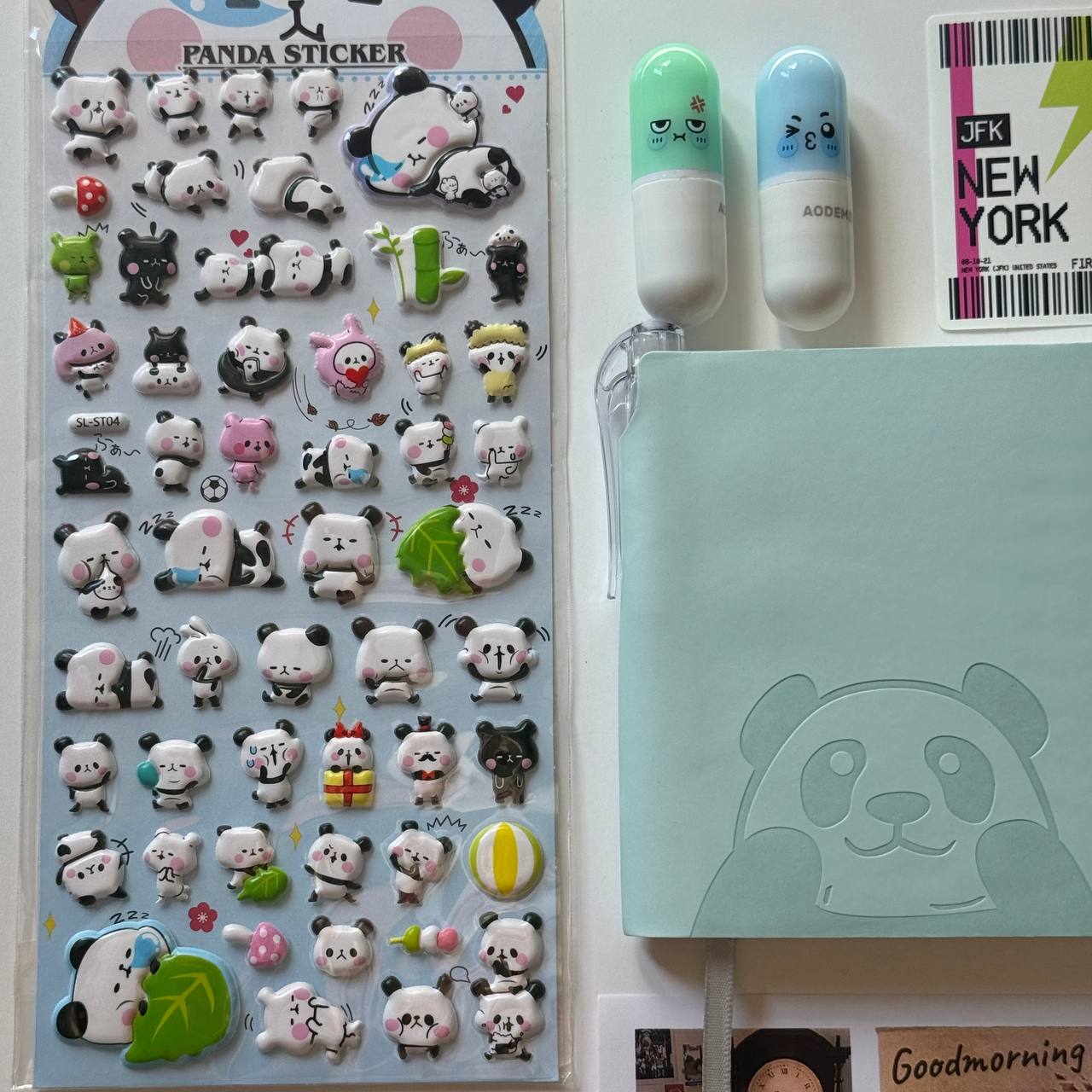Cozy Blue Panda Box 🐼 🎋