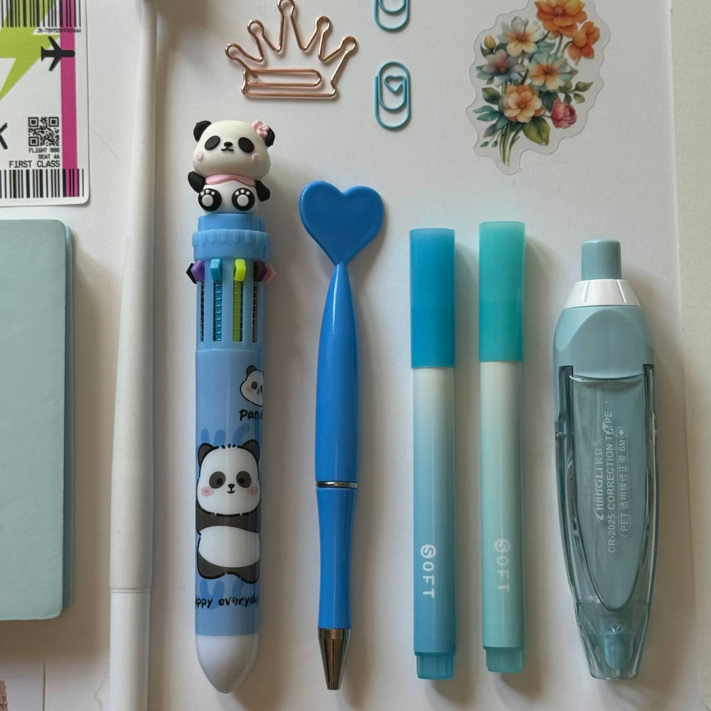 Cozy Blue Panda Box 🐼 🎋
