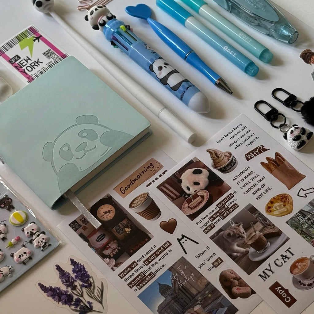 Cozy Blue Panda Box 🐼 🎋
